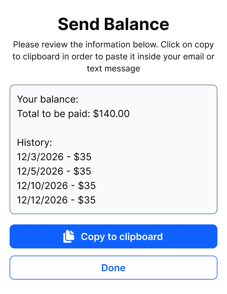 Payment tracking feature illustration