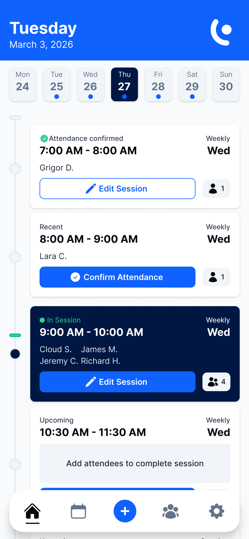 Home screen overview feature illustration